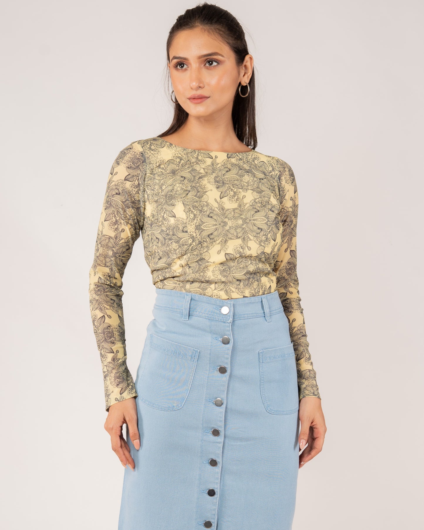 The Baroque Cropped Top