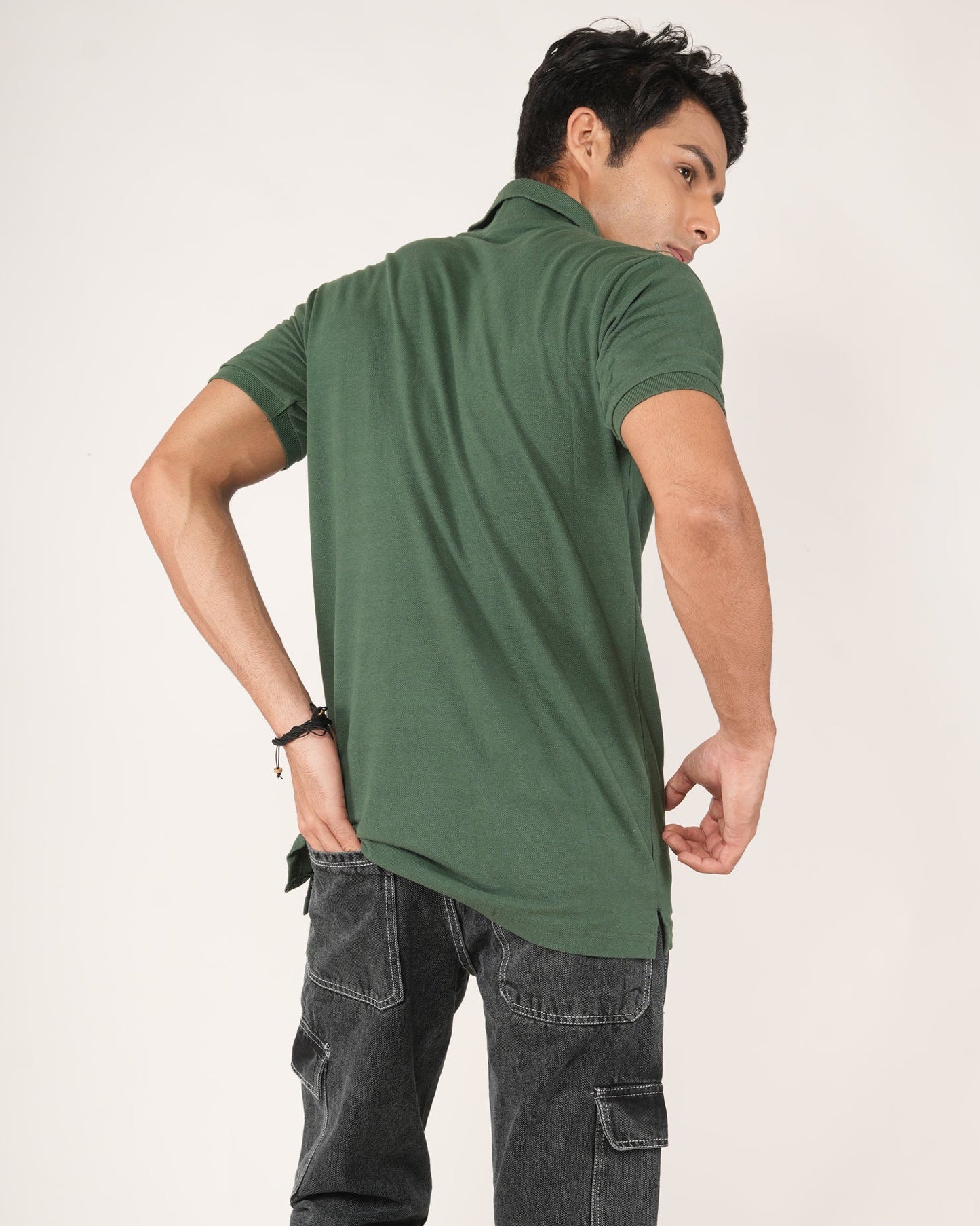 Hunter Green Pocket Polo T-Shirt