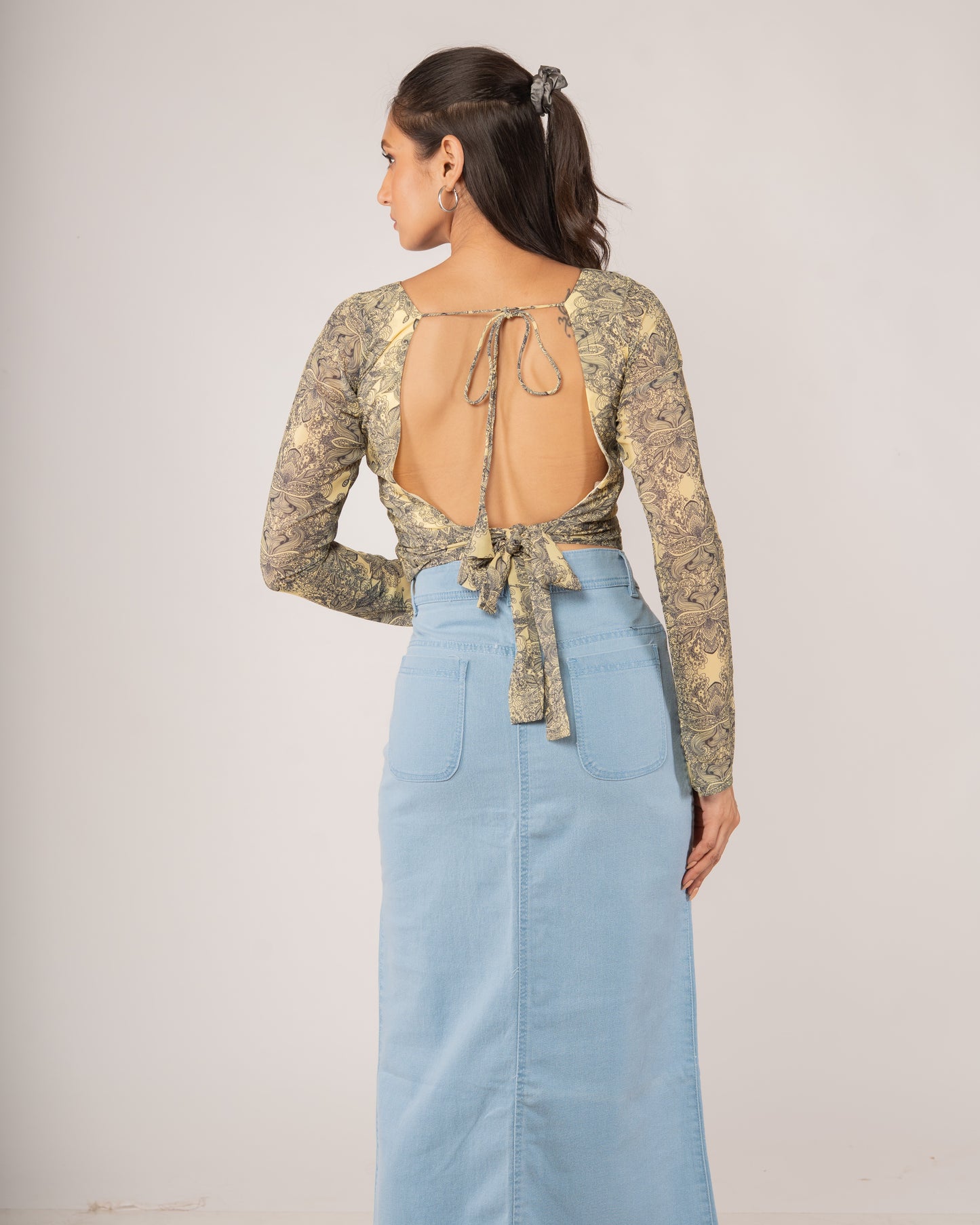 The Baroque Cropped Top