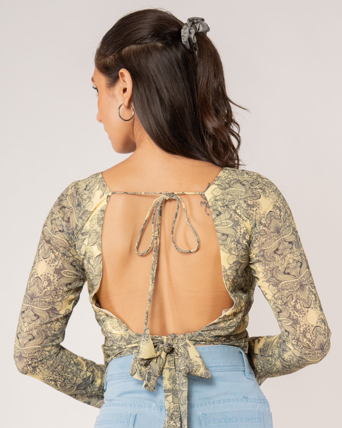 The Baroque Cropped Top