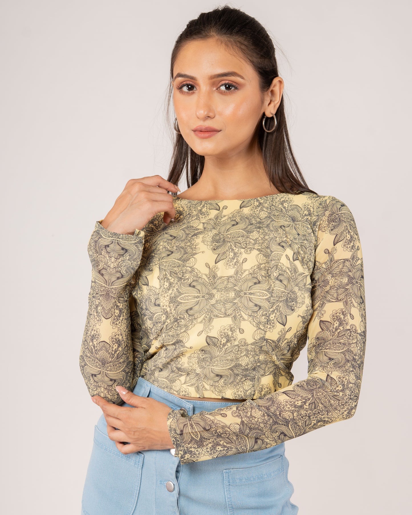 The Baroque Cropped Top