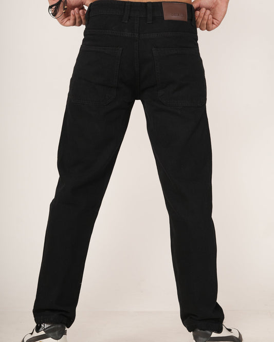 Person wearing black jeans .